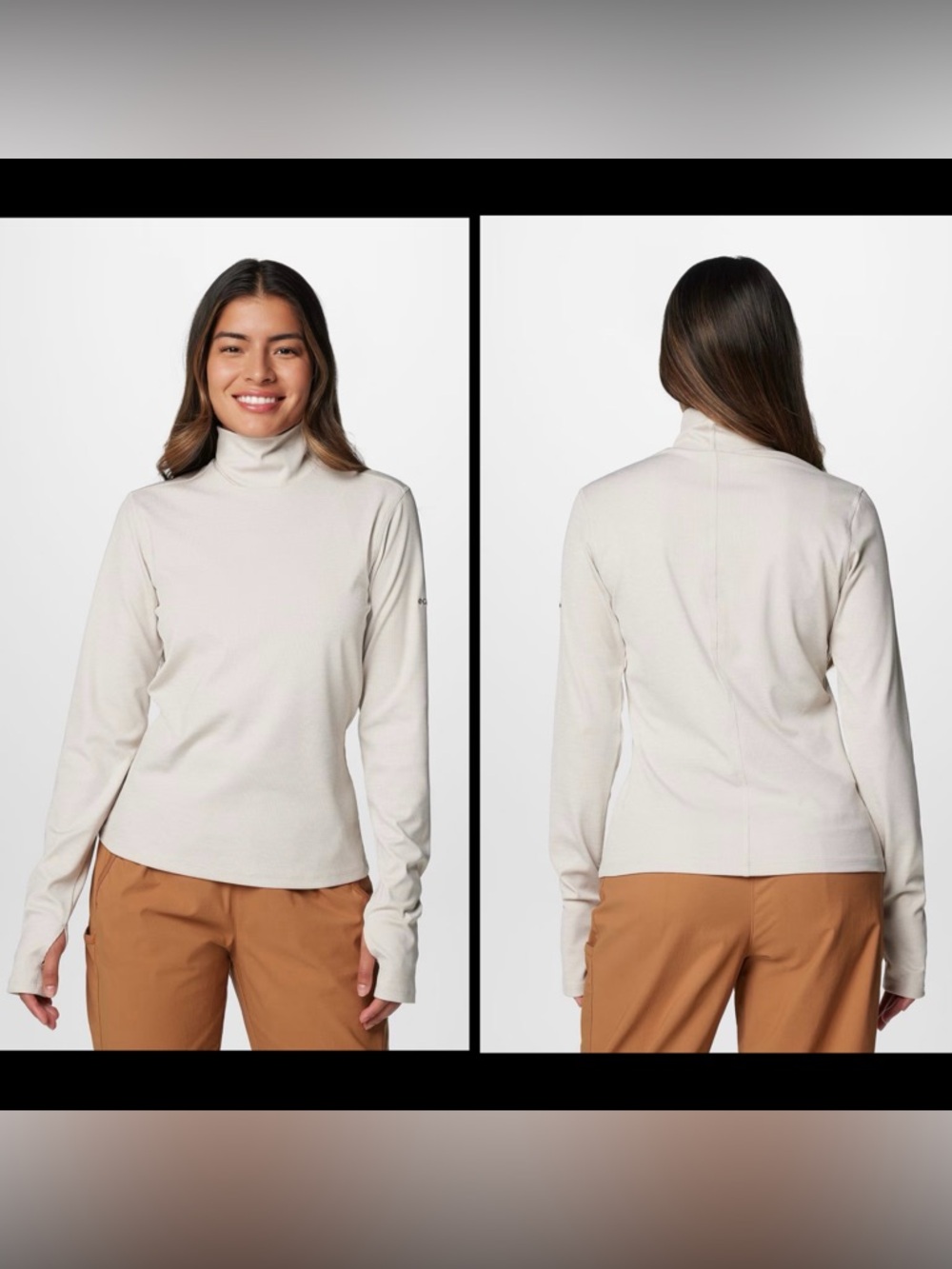 COLUMBIA Women's Boundless Days Knit Turtleneck Long Sleeve Shirt